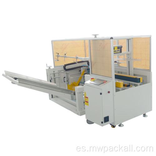 Máquina de formación de pegado plegable de cartón corrugado